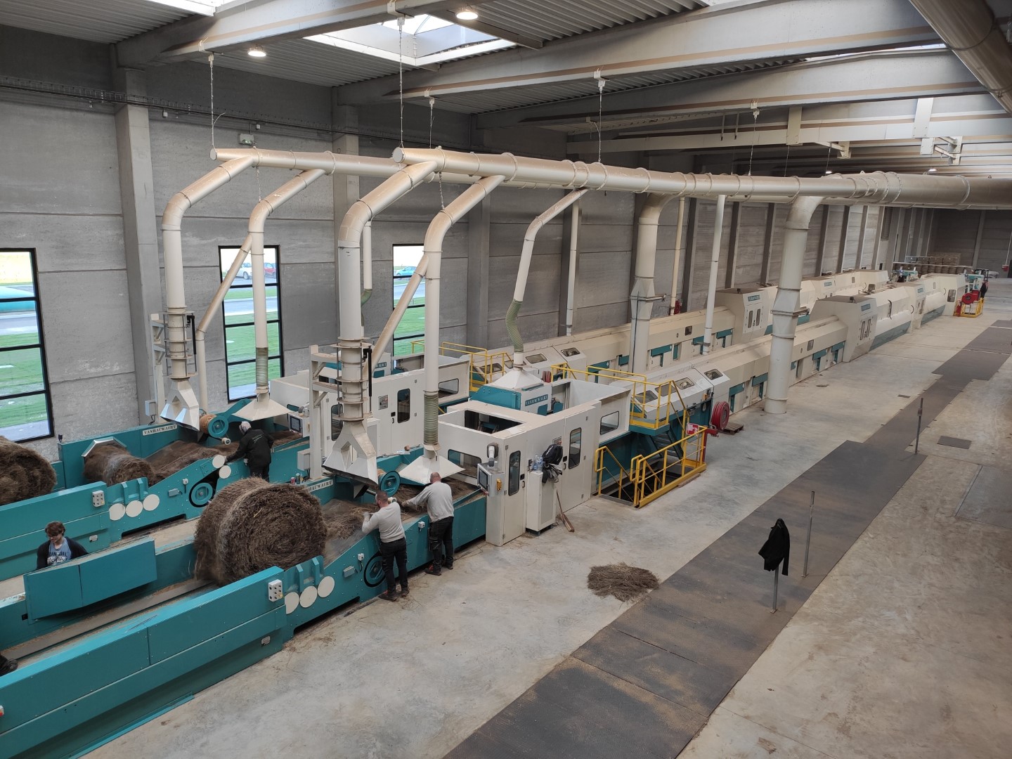 Totaaloplossing voor vezelverwerking - complete machineinstallaties van Vanhauwaert